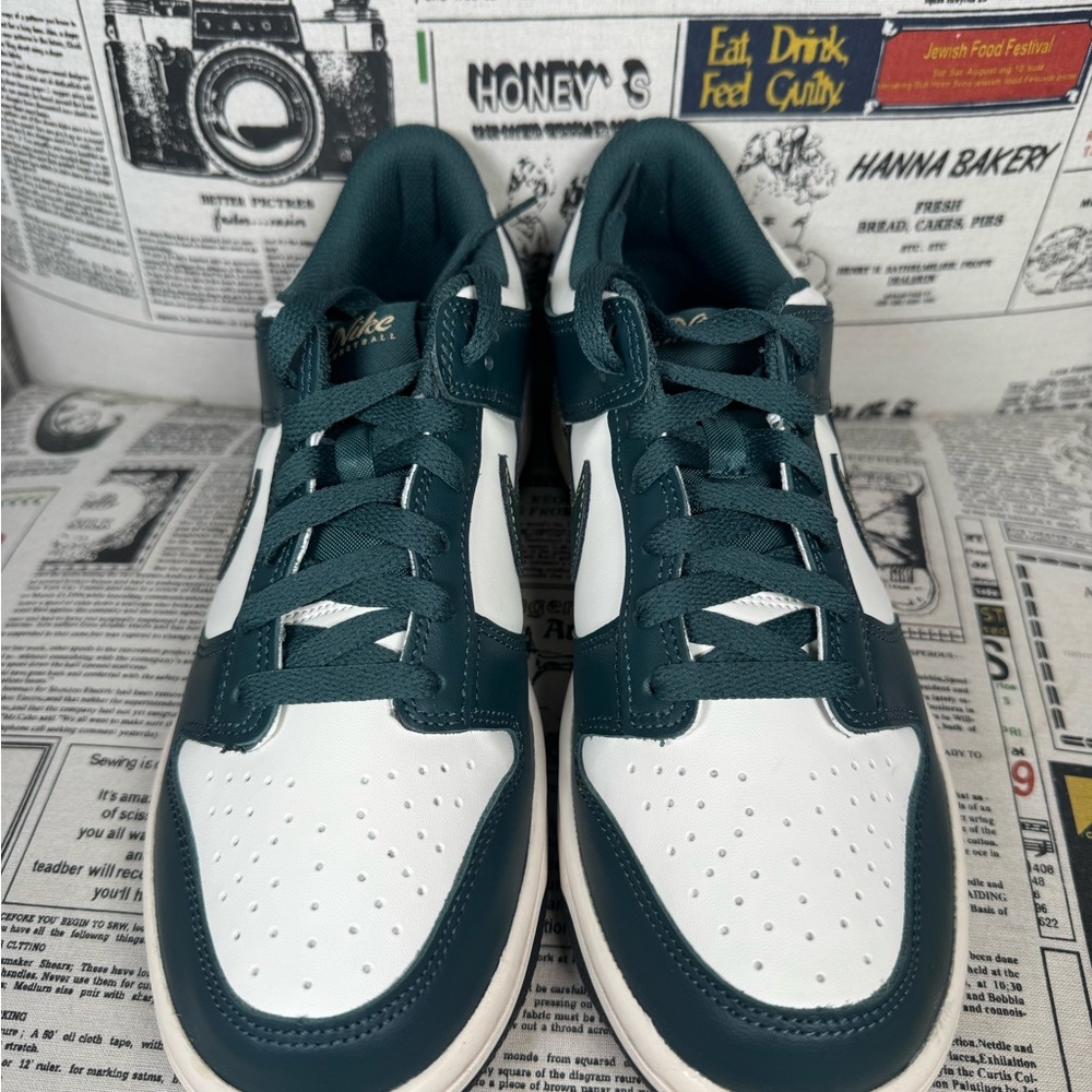 Nike Dunk Low GS Deep Jungle FB9109-301 GS 7Y Women Size 8.5 No Box - Picture 5 of 8